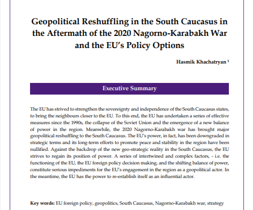 Geopolitics of the Nagorno-Karabakh War